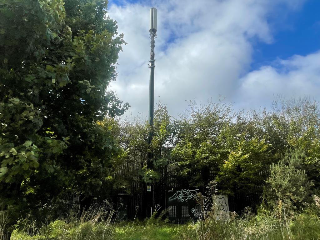 Lot: 104 - FREEHOLD LAND - Communication mast on site